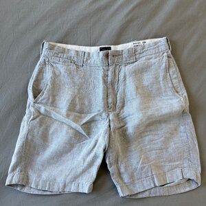 J. Crew Grey Linen Shorts
